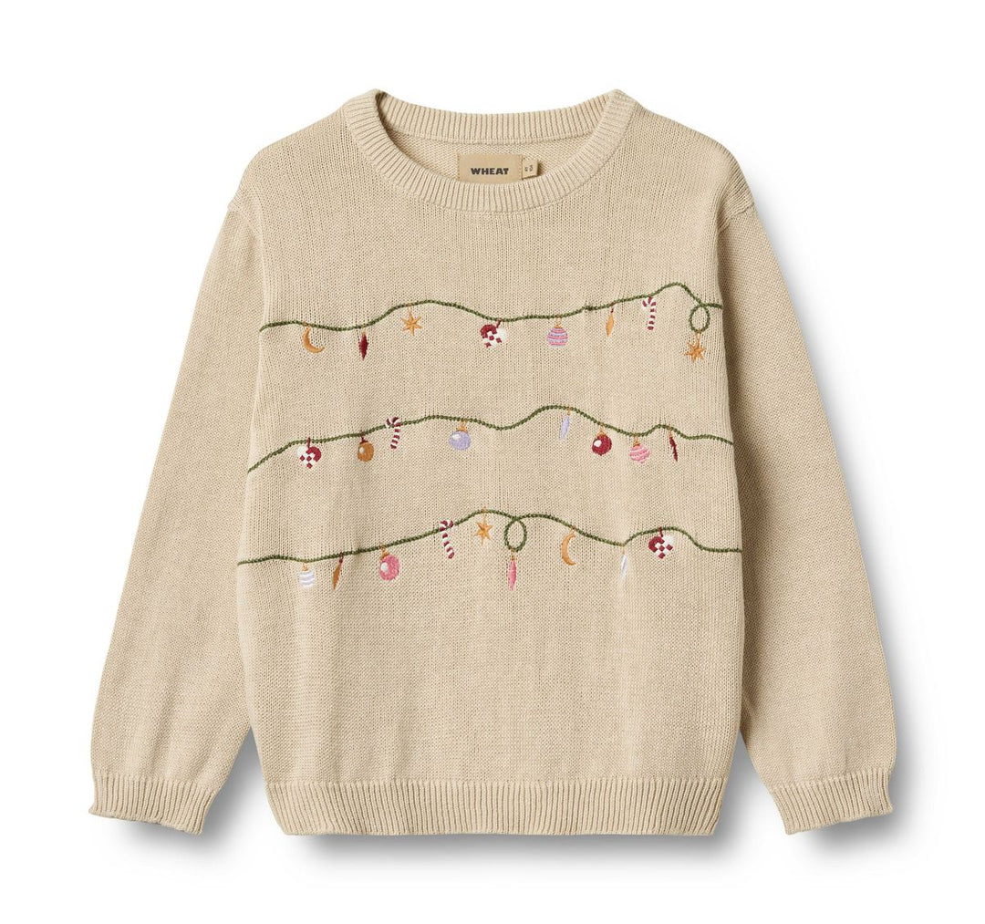 Knit Pullover Embr. Lisa