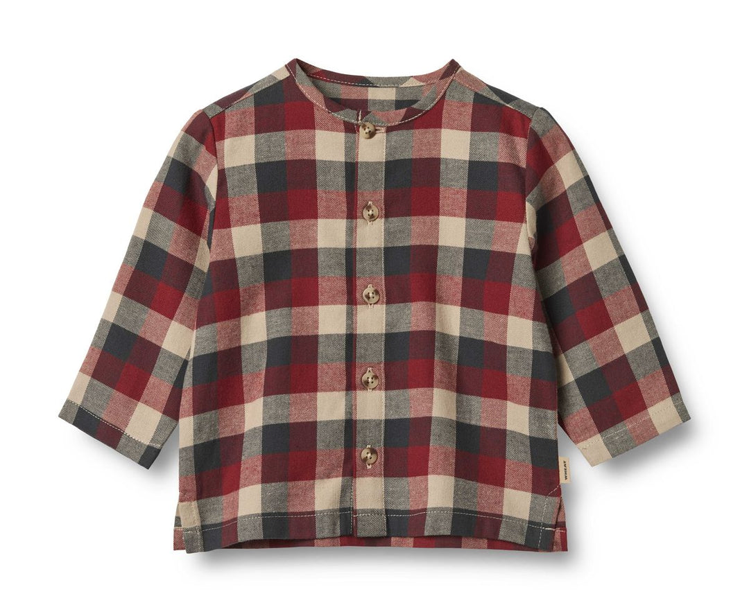Shirt Shelby Red Blue Check
