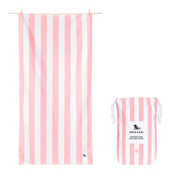Kids Beach Towel- Malibu Pink