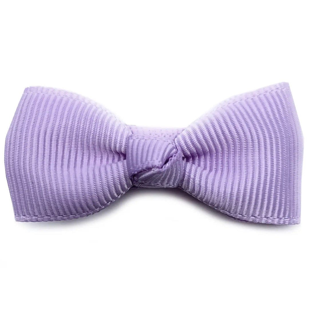 Diya Ribbon Toddler Bow Hair Clips - Lavender