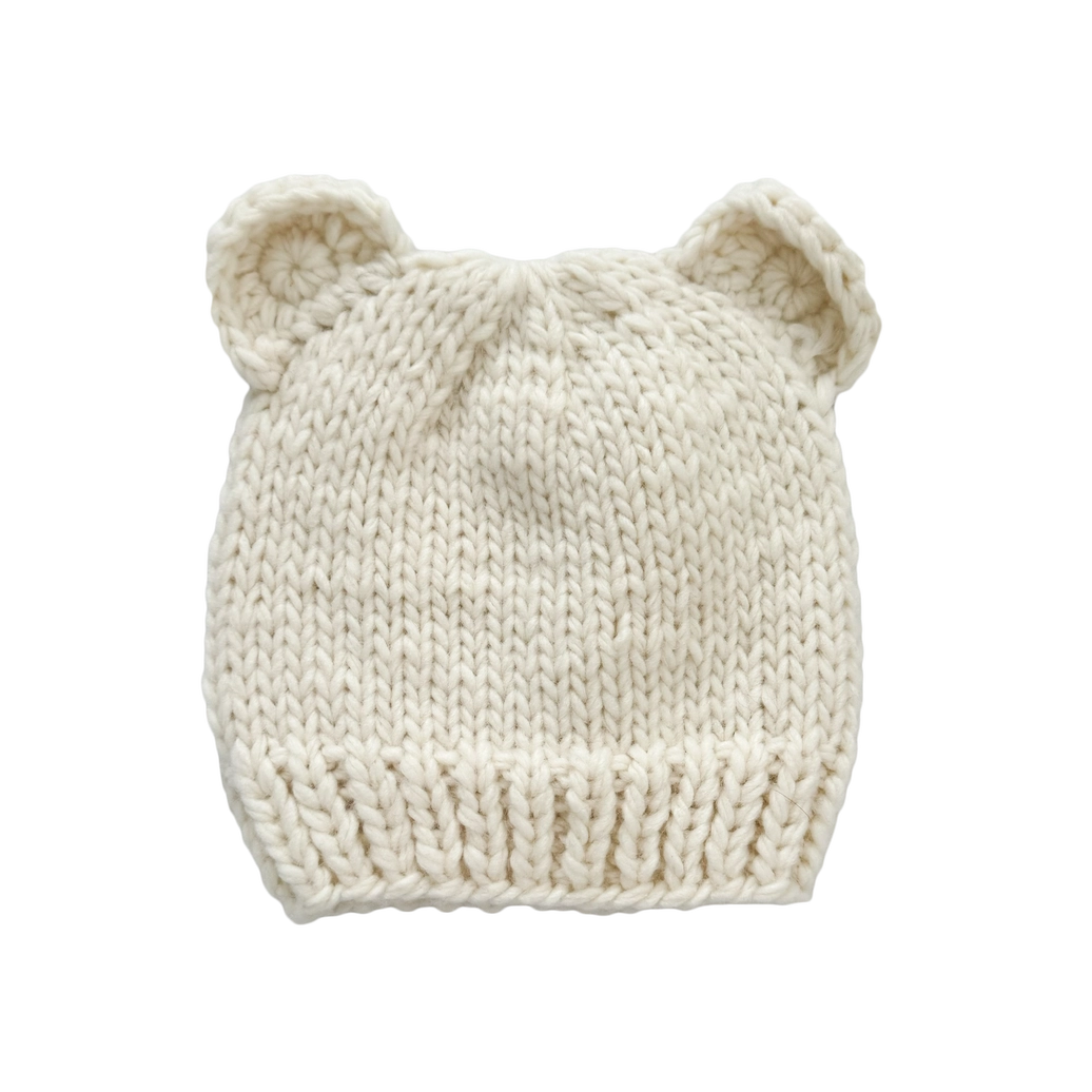 Bear Hat - Cream
