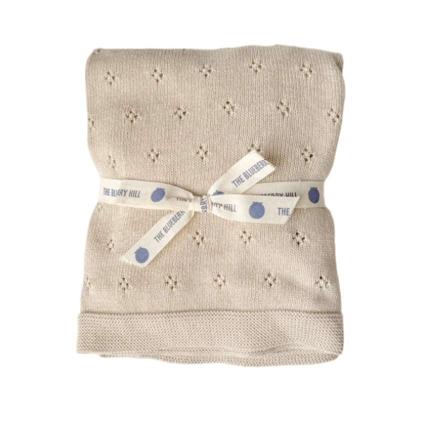 Heirloom Pique Blanket Birch