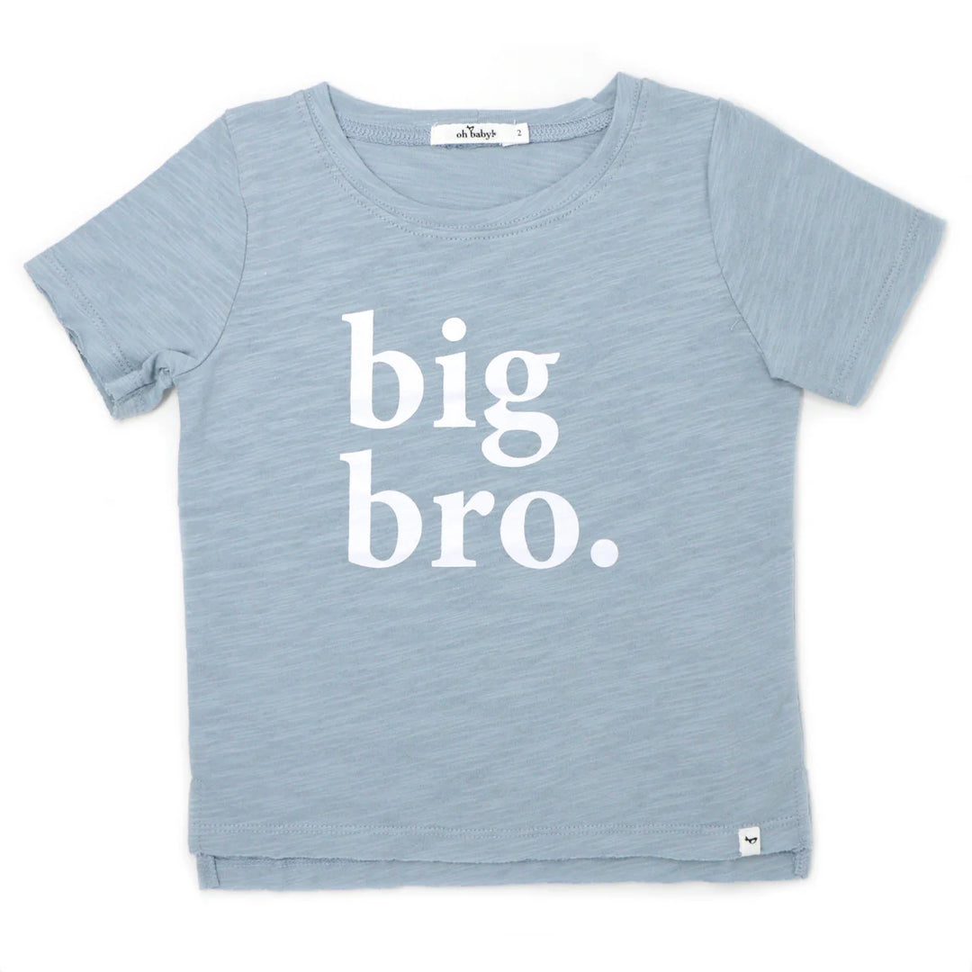 Big Bro Raw Edge Slub Tee