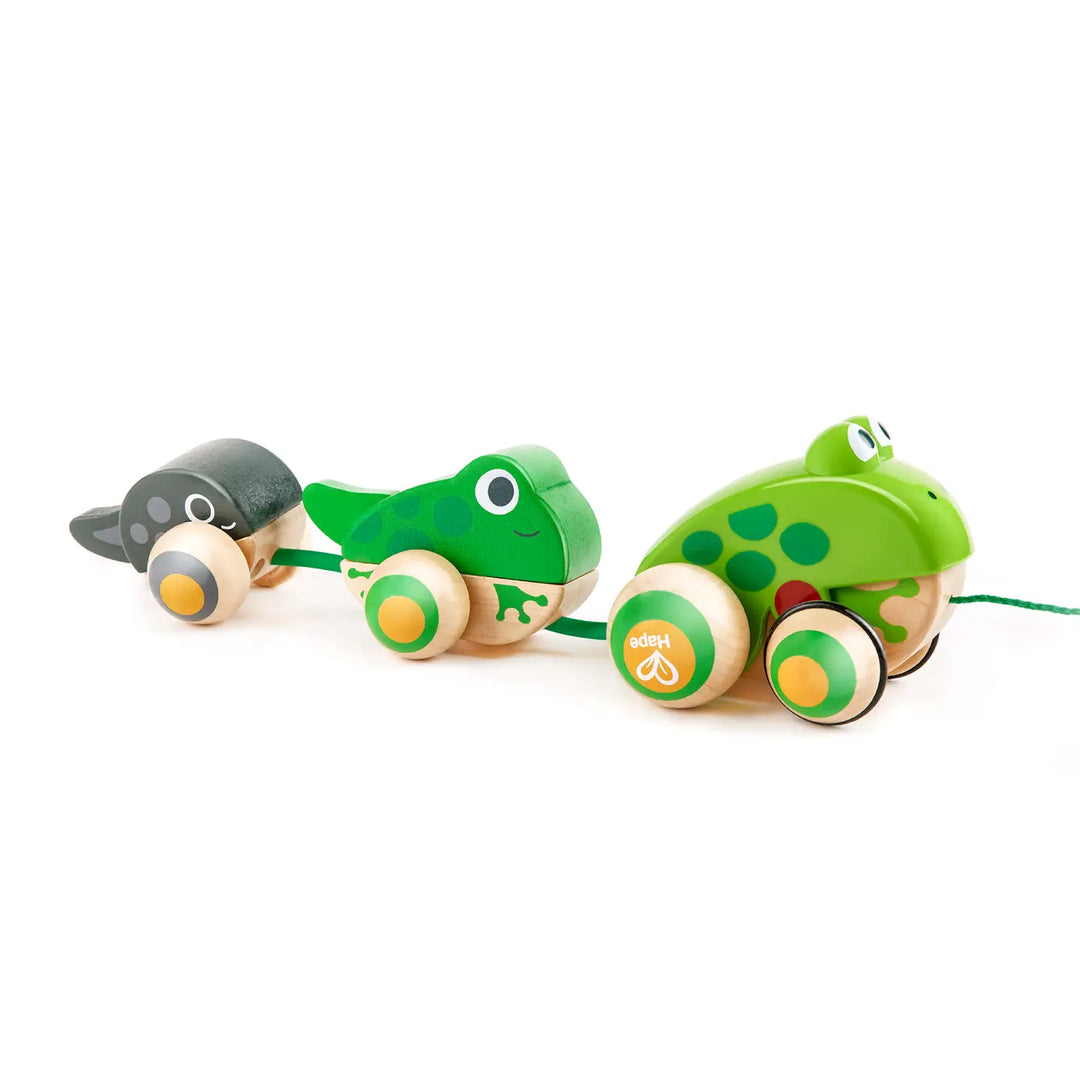 Frog Family Pull Along