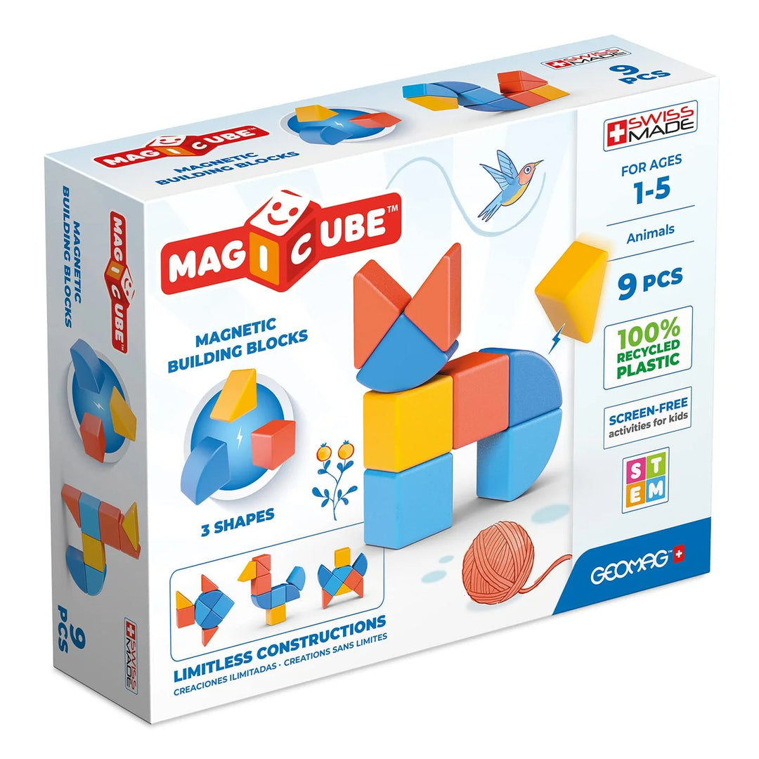 Geomag Magicube 9-piece Animals Set (201)