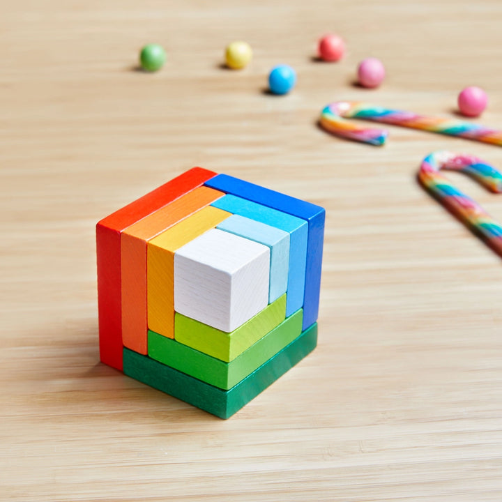 3D Arranging Rainbow Cube