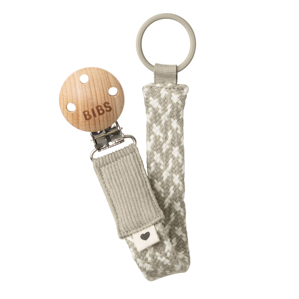Pacifier Clip - Sand/Ivory