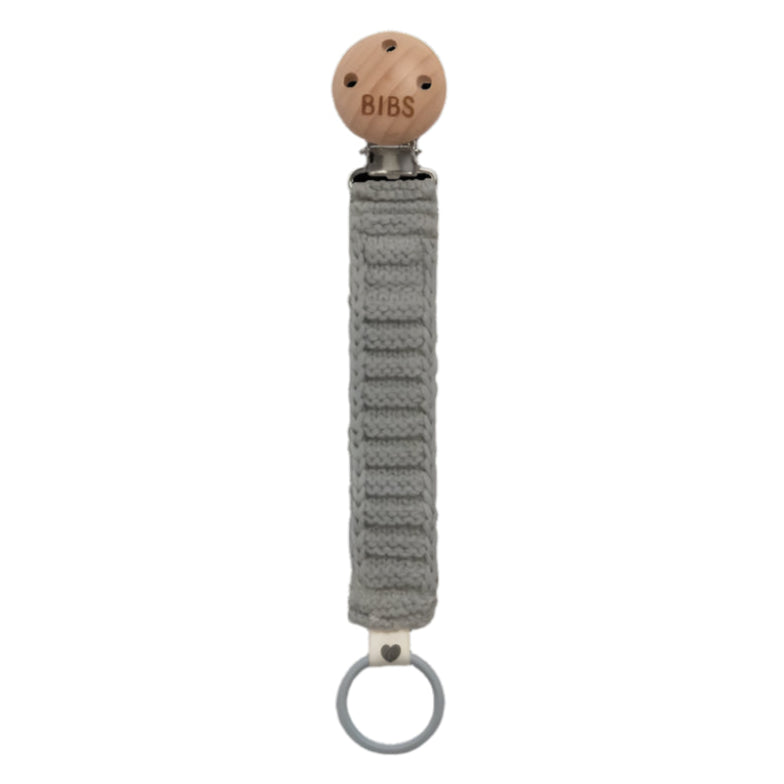 Pacifier Clip Knitted - Cloud