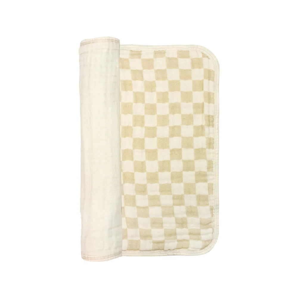 Cloud Muslin™ Burp Cloth 2 Pack - Austin/Cream