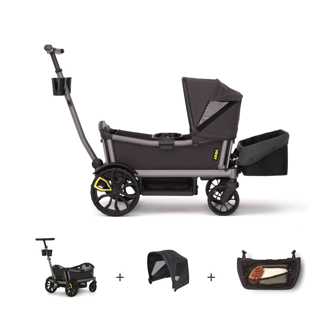 Veer Cruiser City XL Essentials (Cruiser City XL, Basket, Canopy)
