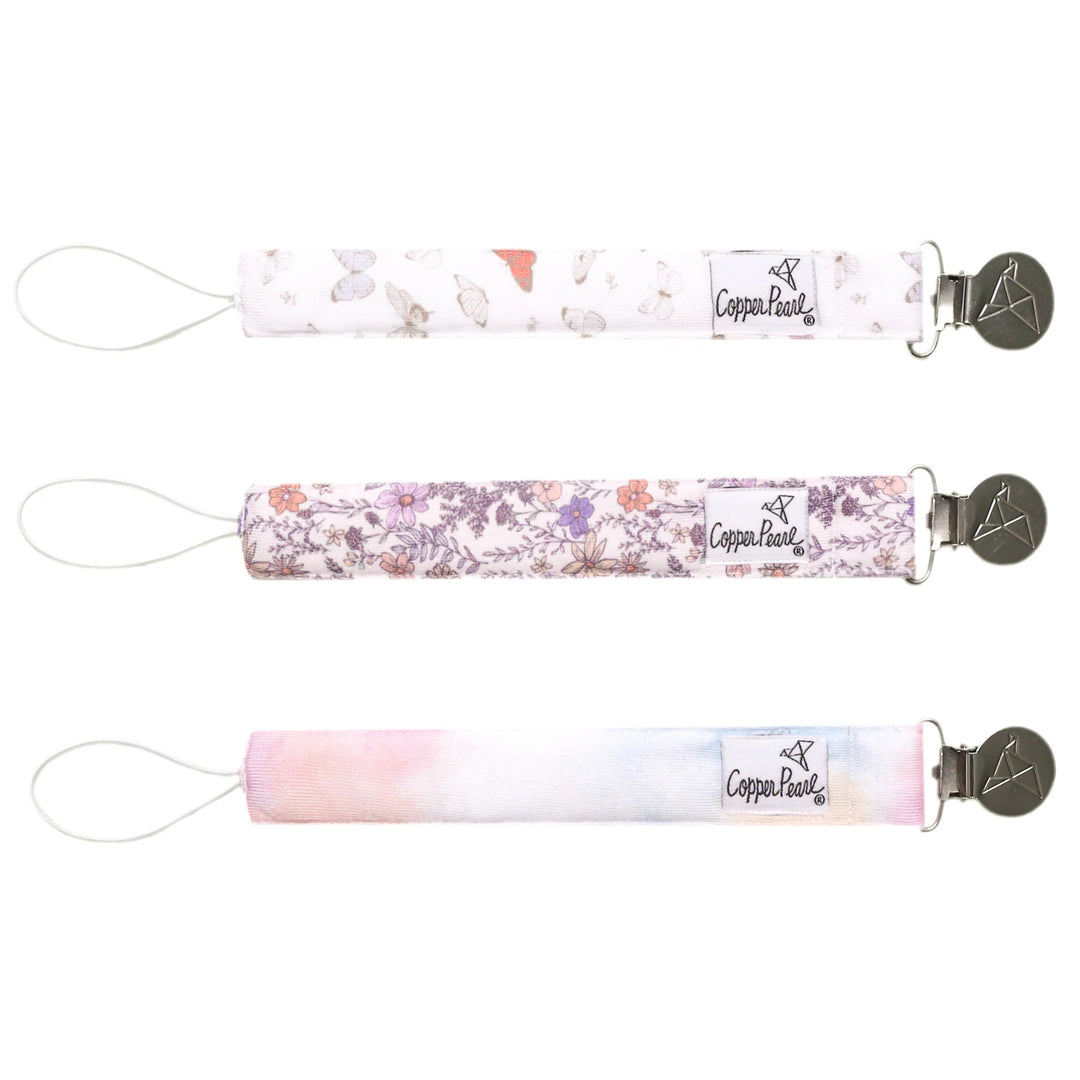 Flora Binky Clip Set