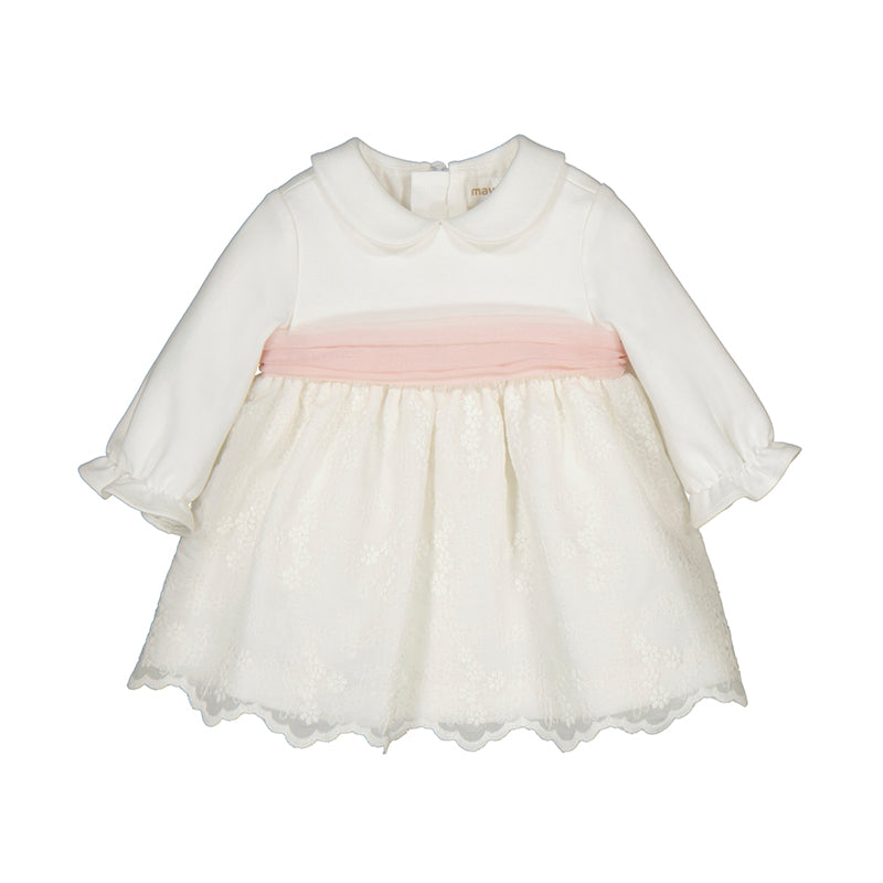 Embroidered Dress 2818 Natural