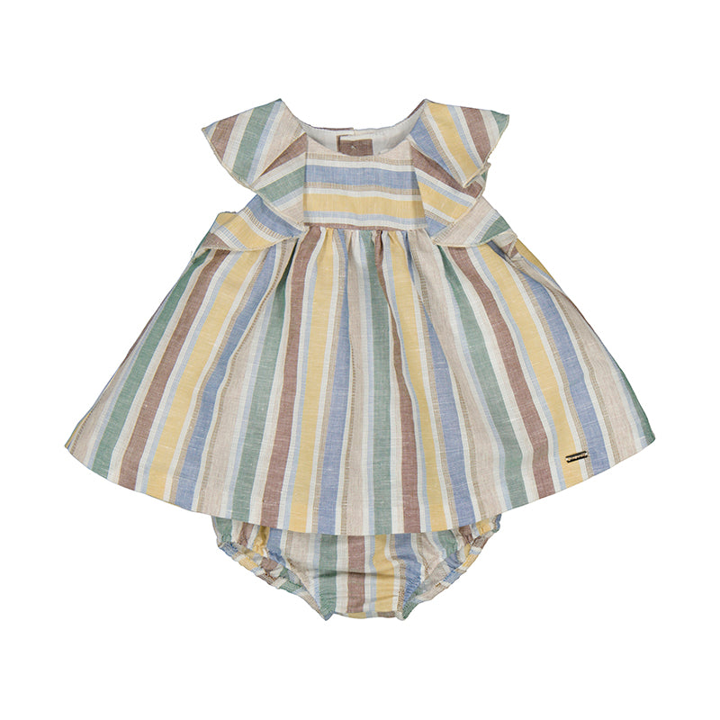 Stripes Linen Dress 1855 Multi