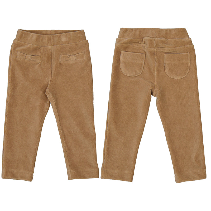 Basic Cord Knit Trousers 514 Camel