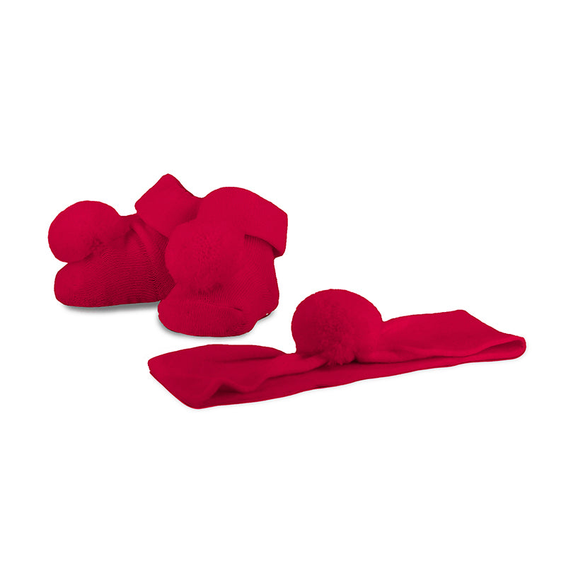Headpiece w Sock Set 9922 Cherry