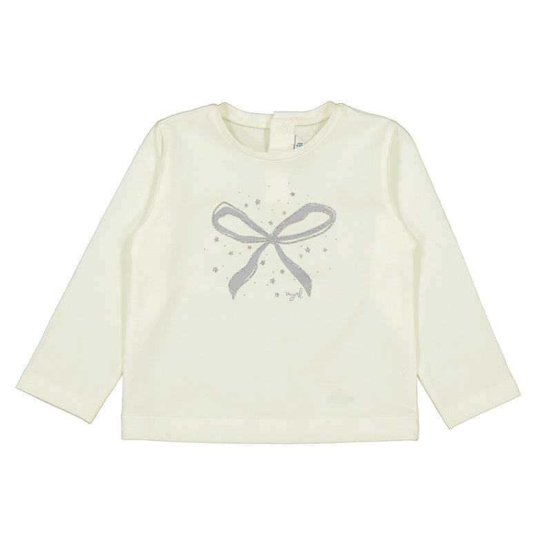L/S Basic T-Shirt 116 Cream