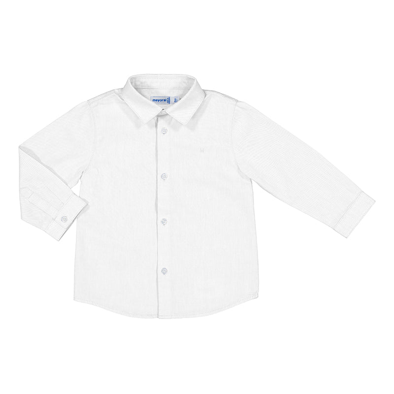 Basic L/S Shirt 124-White