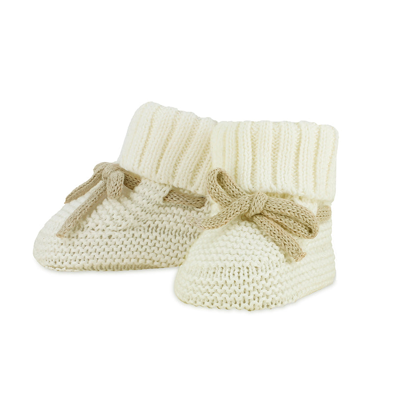 Knit Booties 9970 Natural