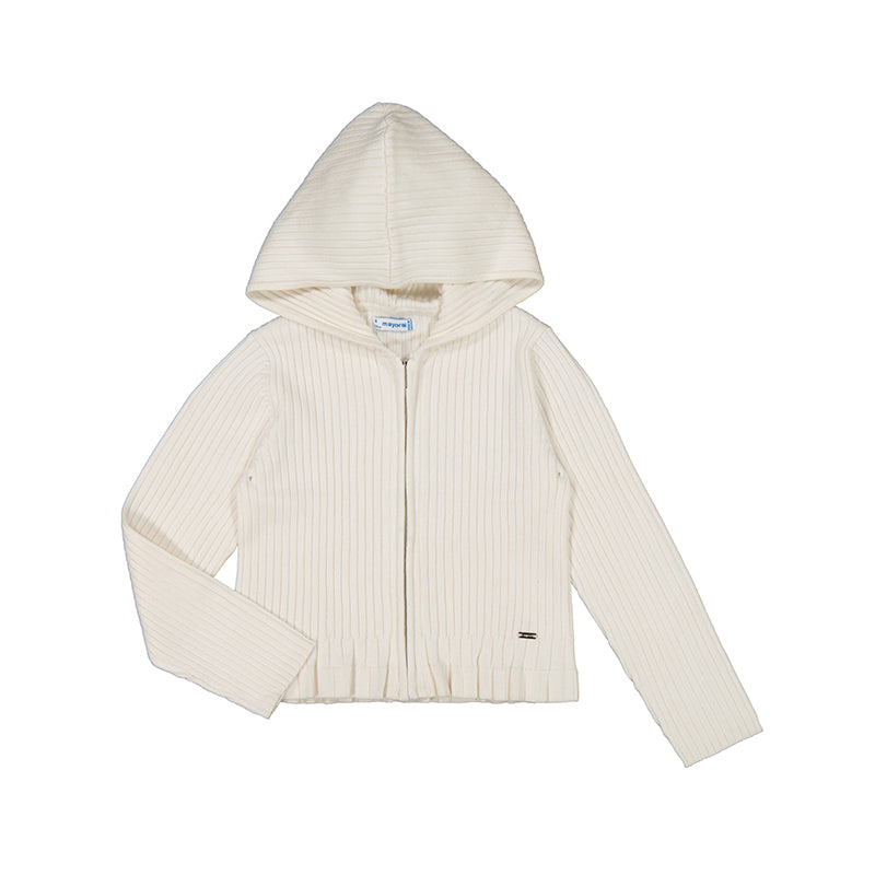 Knit Ribbed Pullover 3365 Bone