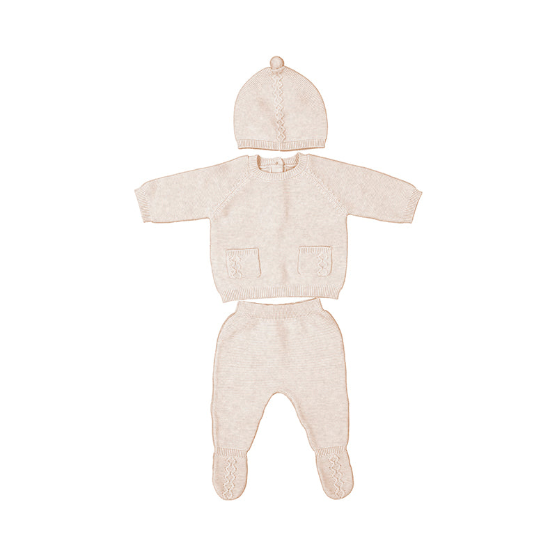 Leg Warmer + Hat Set 2564 H. Milk
