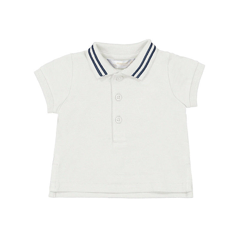 Basic S/S Polo 190 White