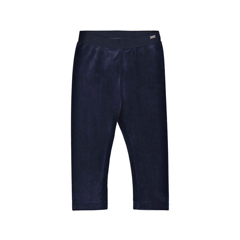 Basic Velvet Leggings 727 Navy