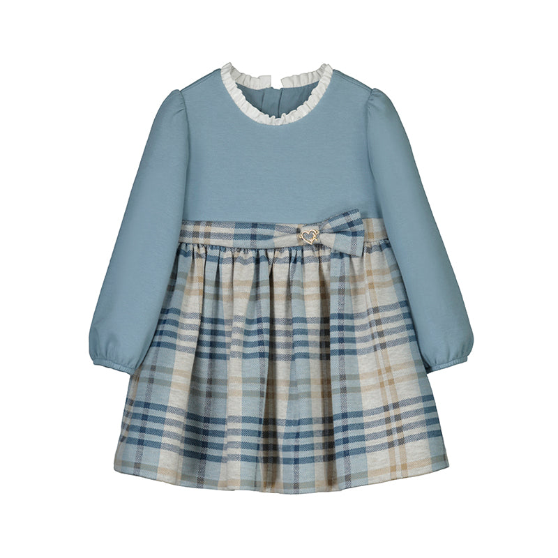 Plaid Dress 2903 Blue Bell