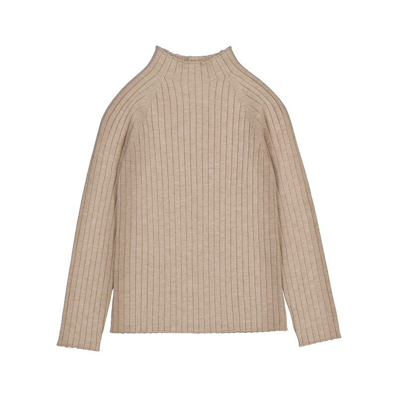 Rib Turtleneck 4001 Toffee