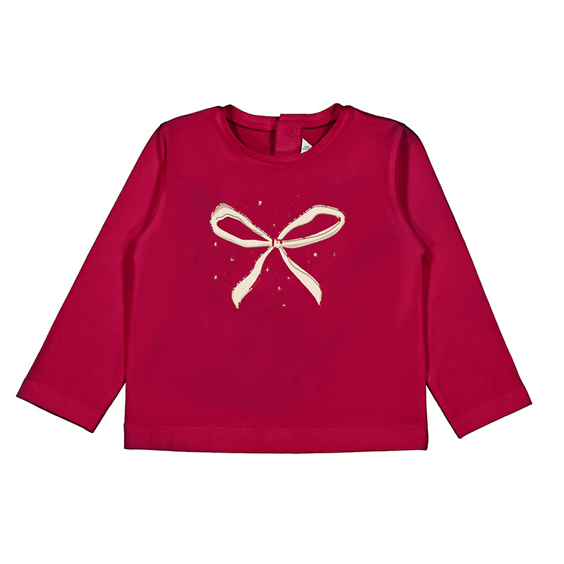 L/S Basic T-Shirt 116 Red