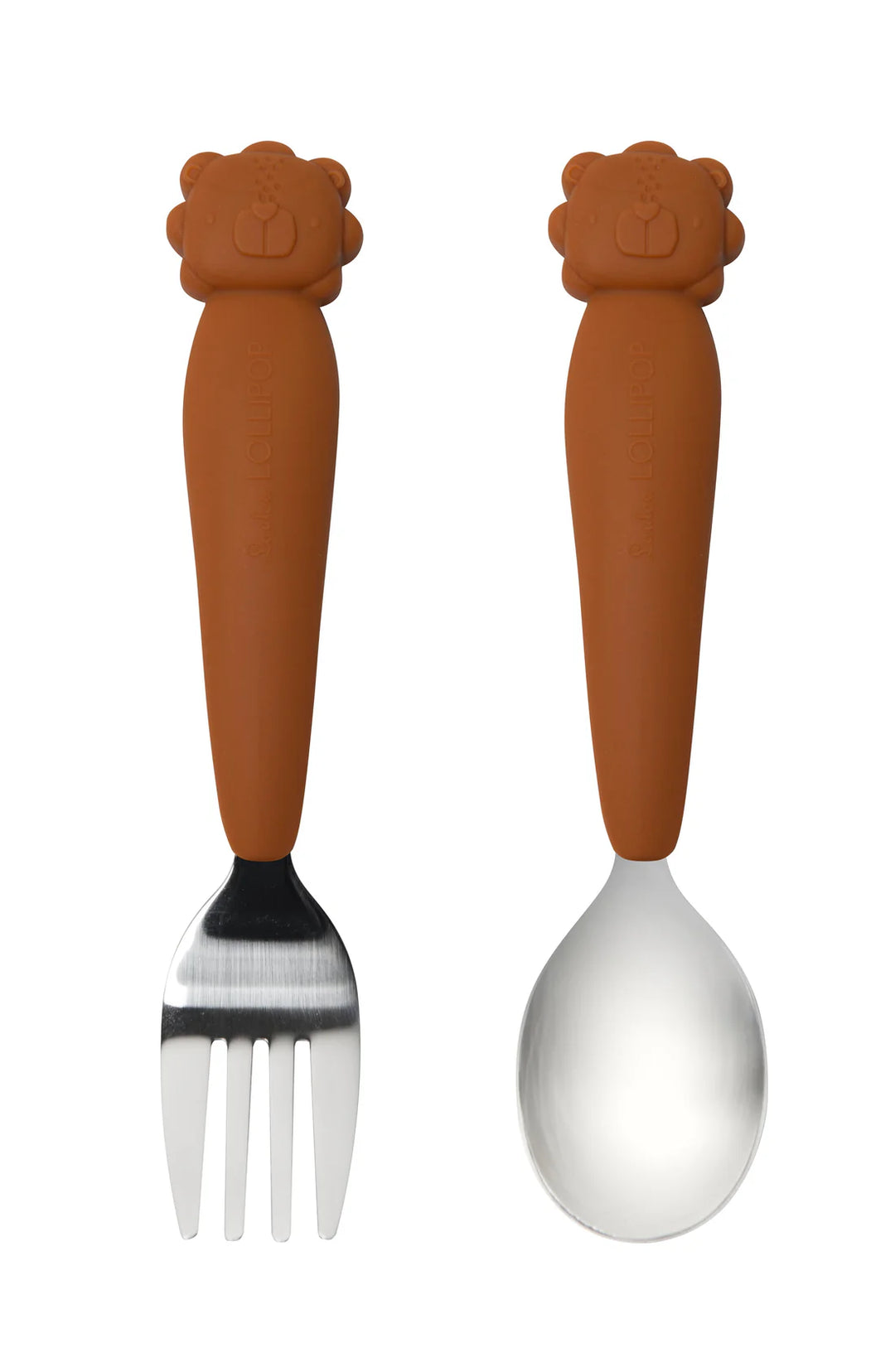 Toddler Spoon/Fork Set - Lion