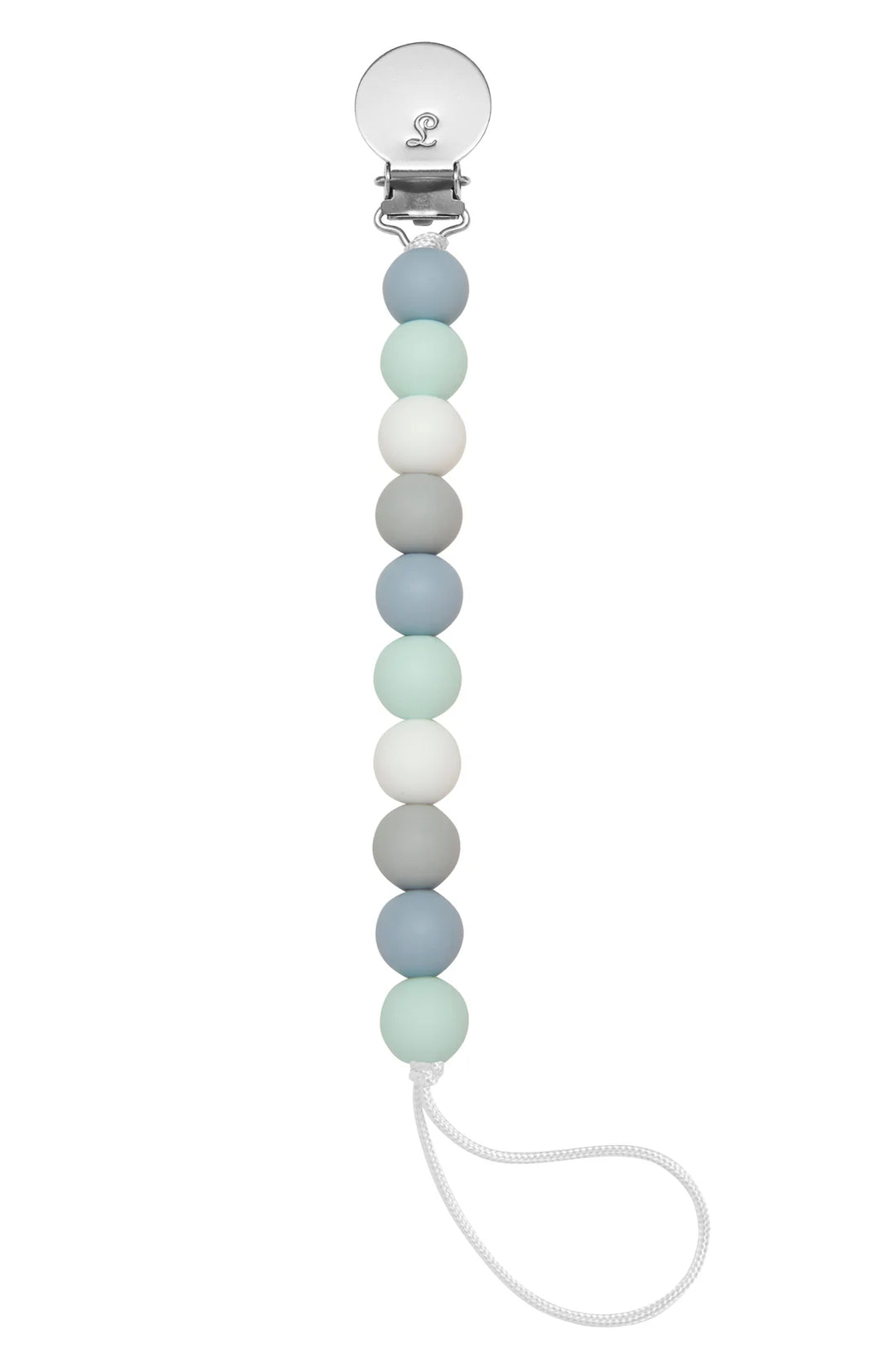 Silicone Pacifier Clip - Blue Mint