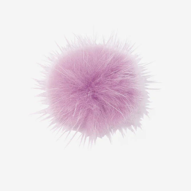Mink Ball Hairclip - Purple