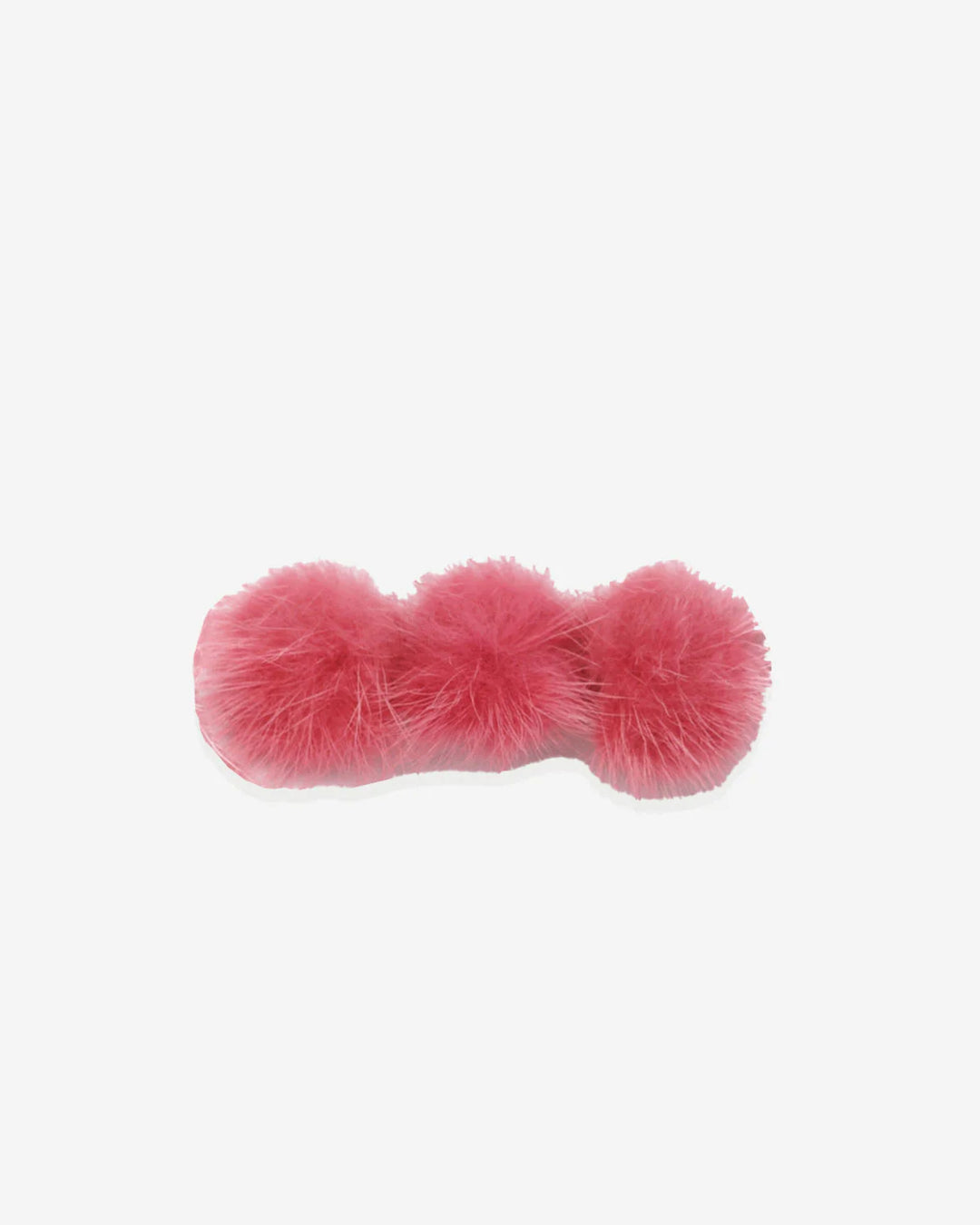 Mink 3 Ball Hairclip - Rose