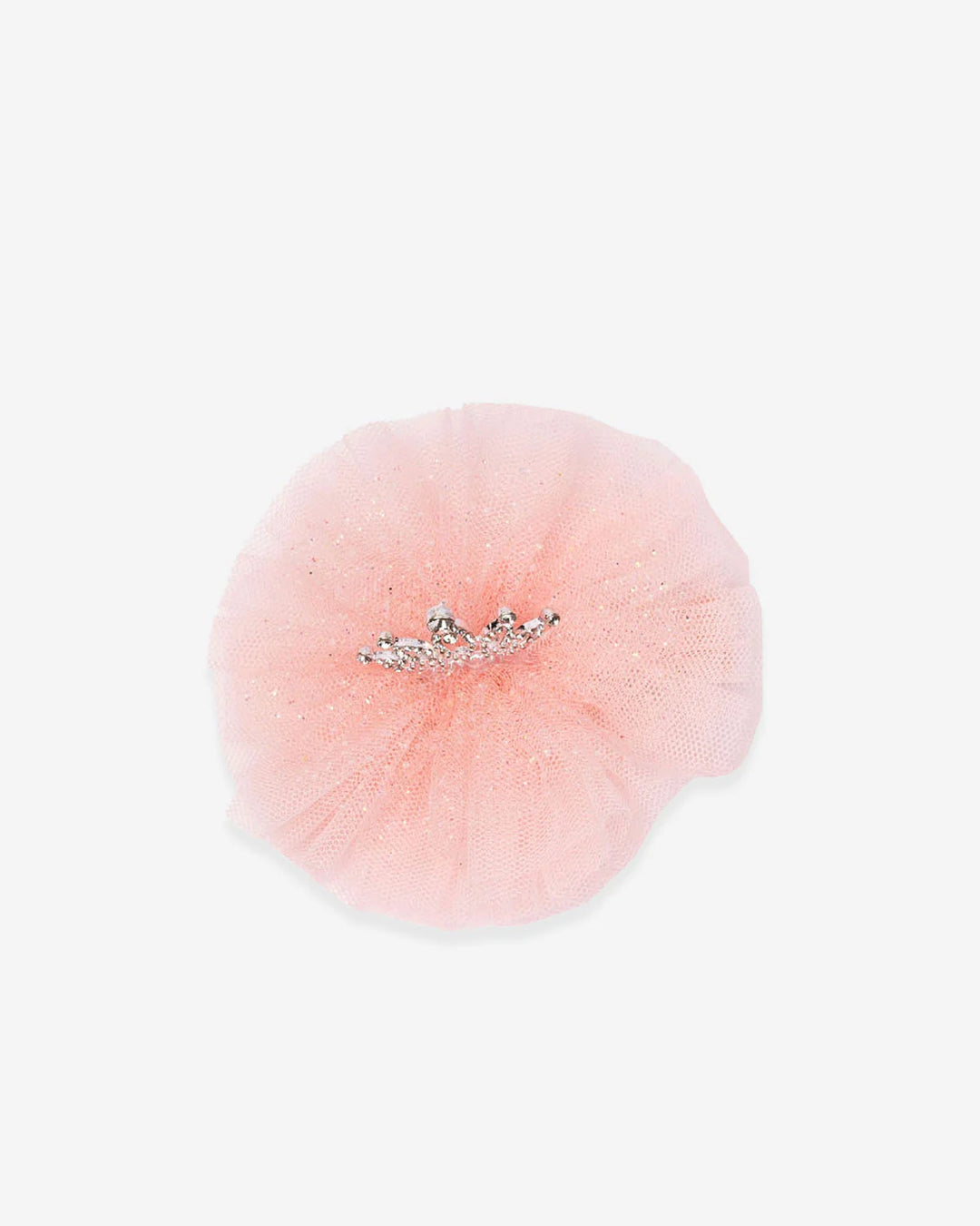 Crown Tutu Clip - Peach