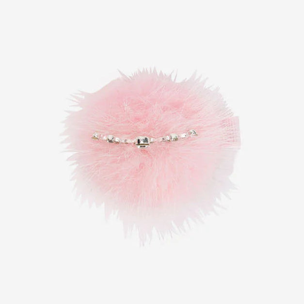 Mink Crown Hairclip - Light Pink