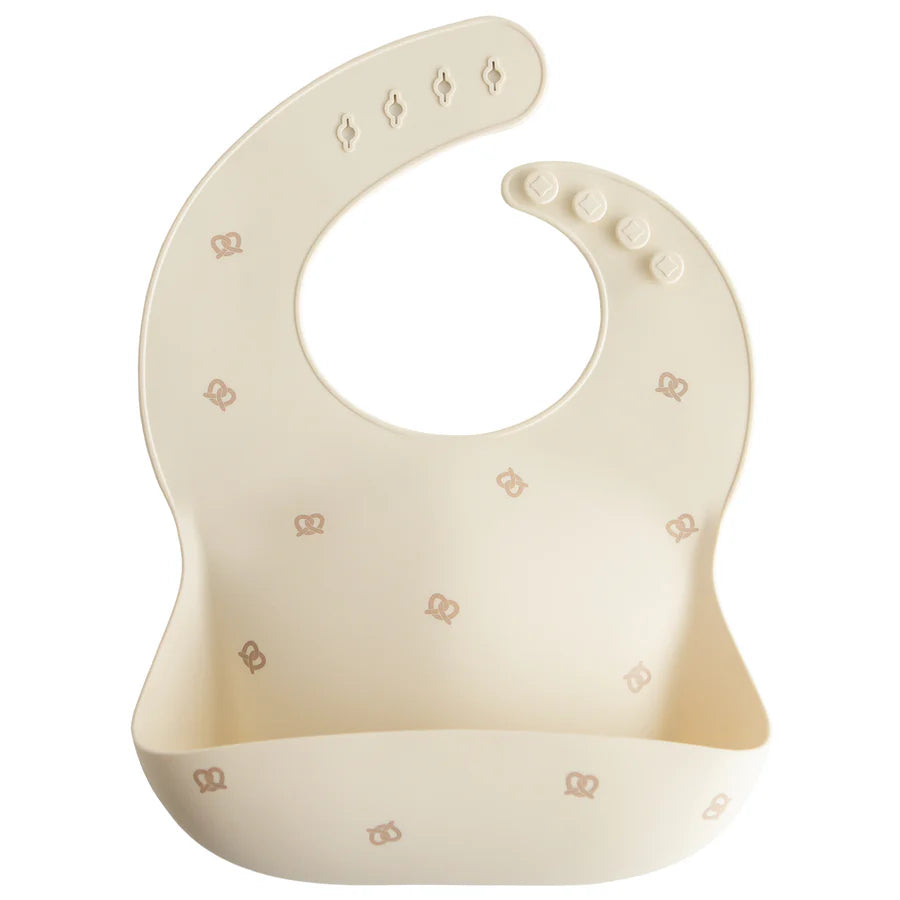 Silicone Bib - Pretzel