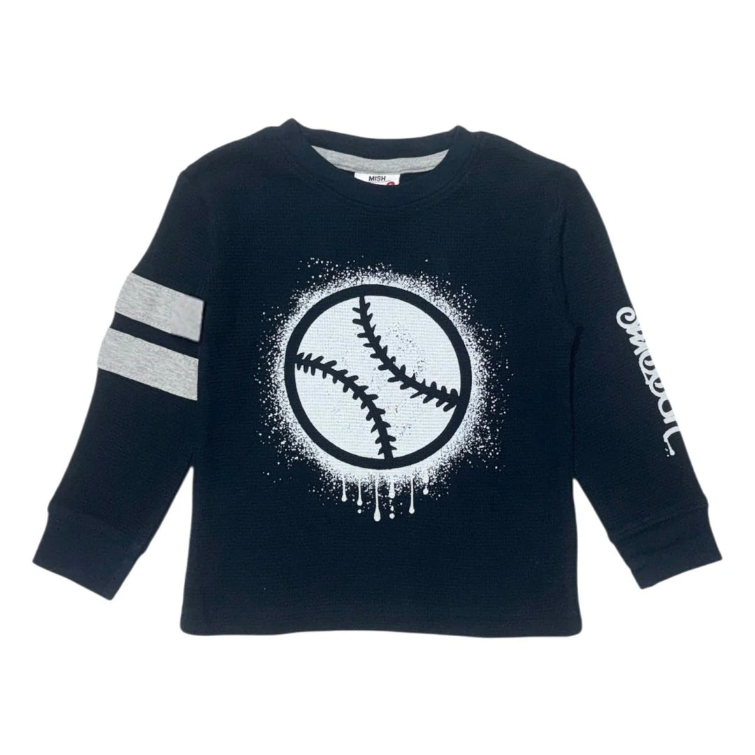 Slugger Thermal Tee Navy