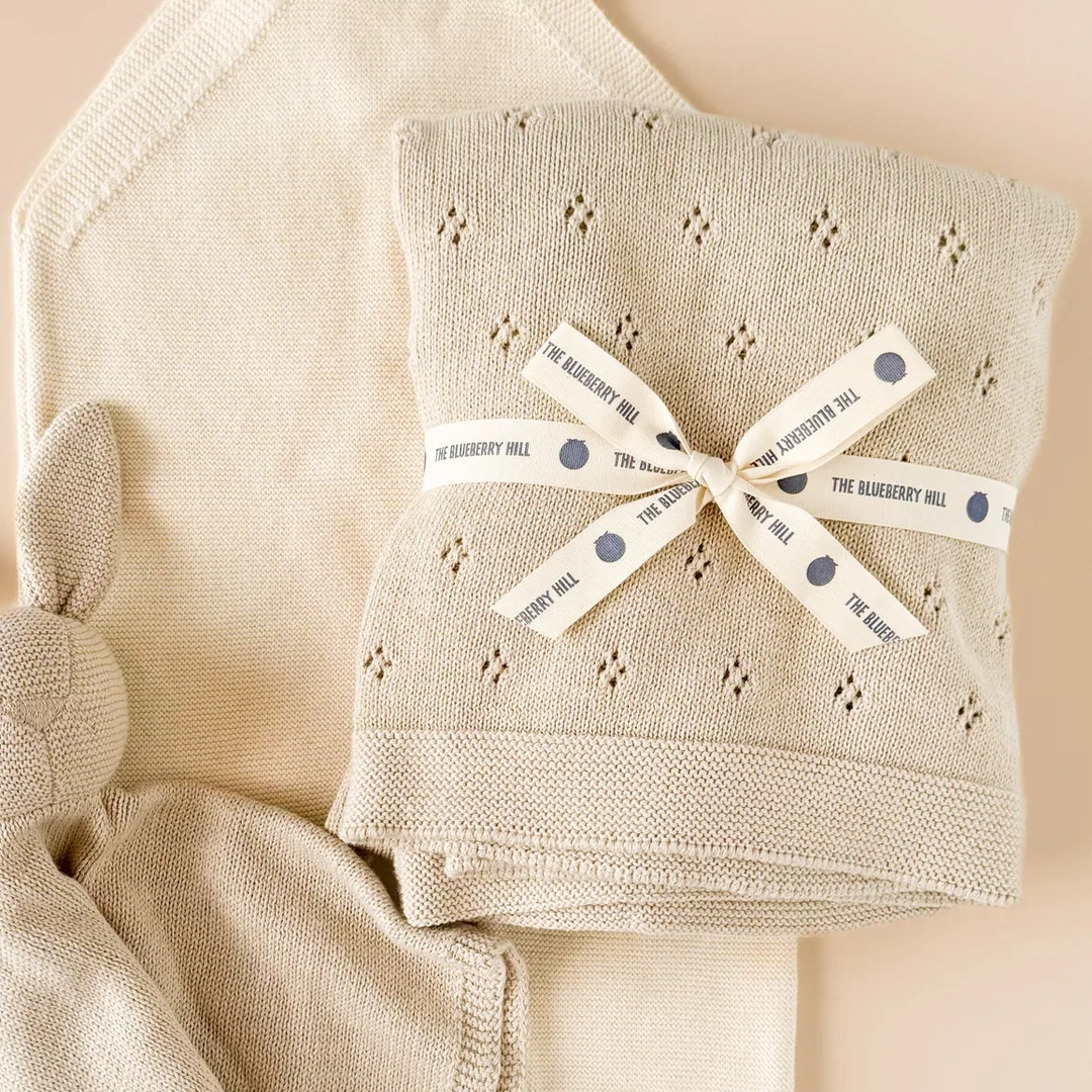 Heirloom Pique Blanket Birch