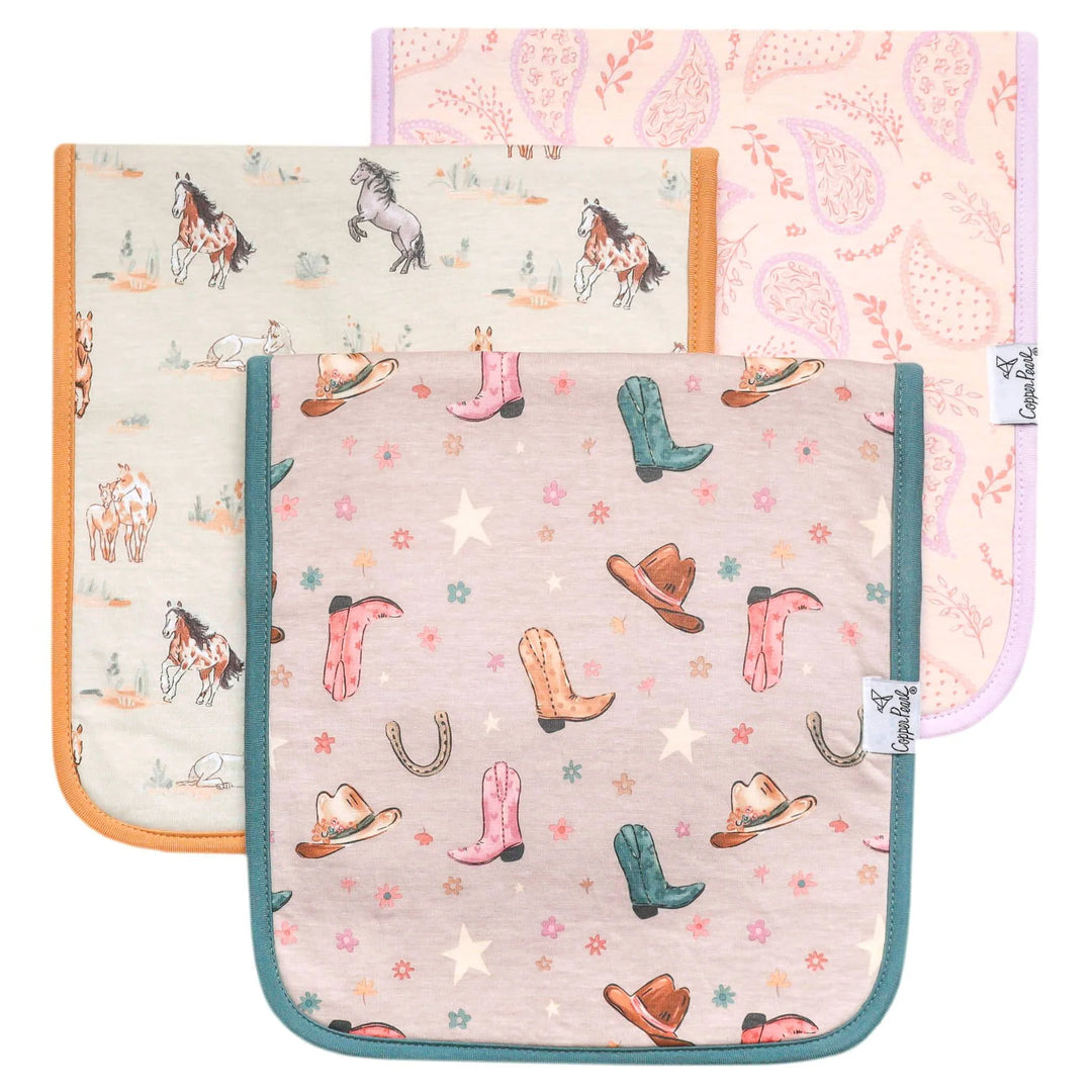 Cheyenne Burp Cloth Set (3 pack)