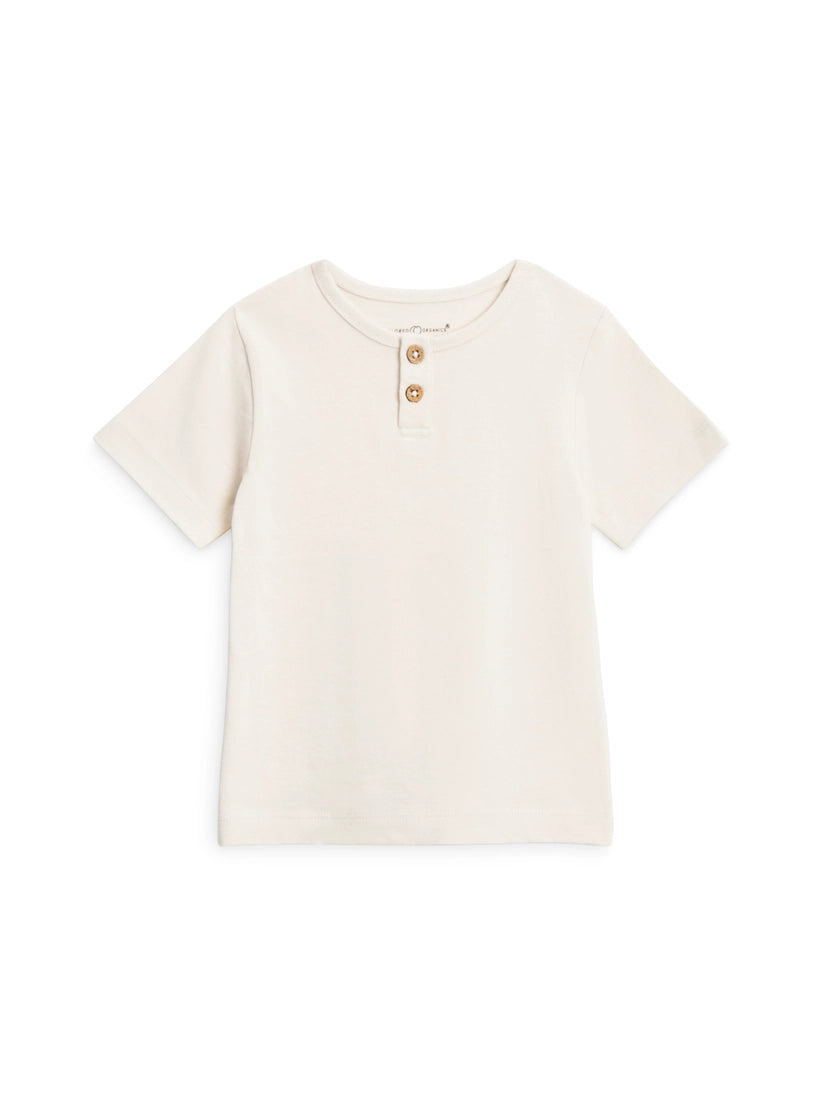 Reef Henley Crew Neck Tee - Ivory