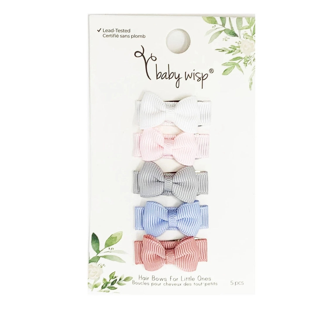 Tuxedo Bows Snap Clips - Pixie