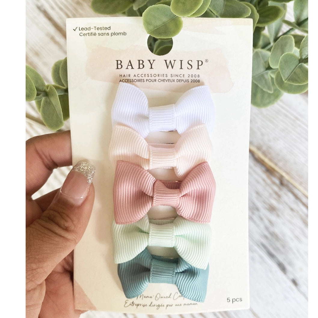 Wisp Bow Clip Charlotte- Faded Memory