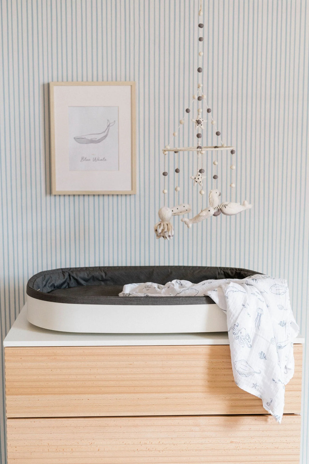 Organic Swaddle Blanket Life Aquatic