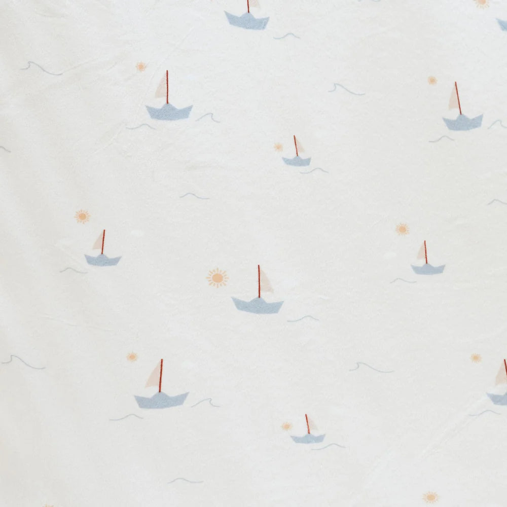 Mushroom Minky Stretch Luxe Crib Sheets