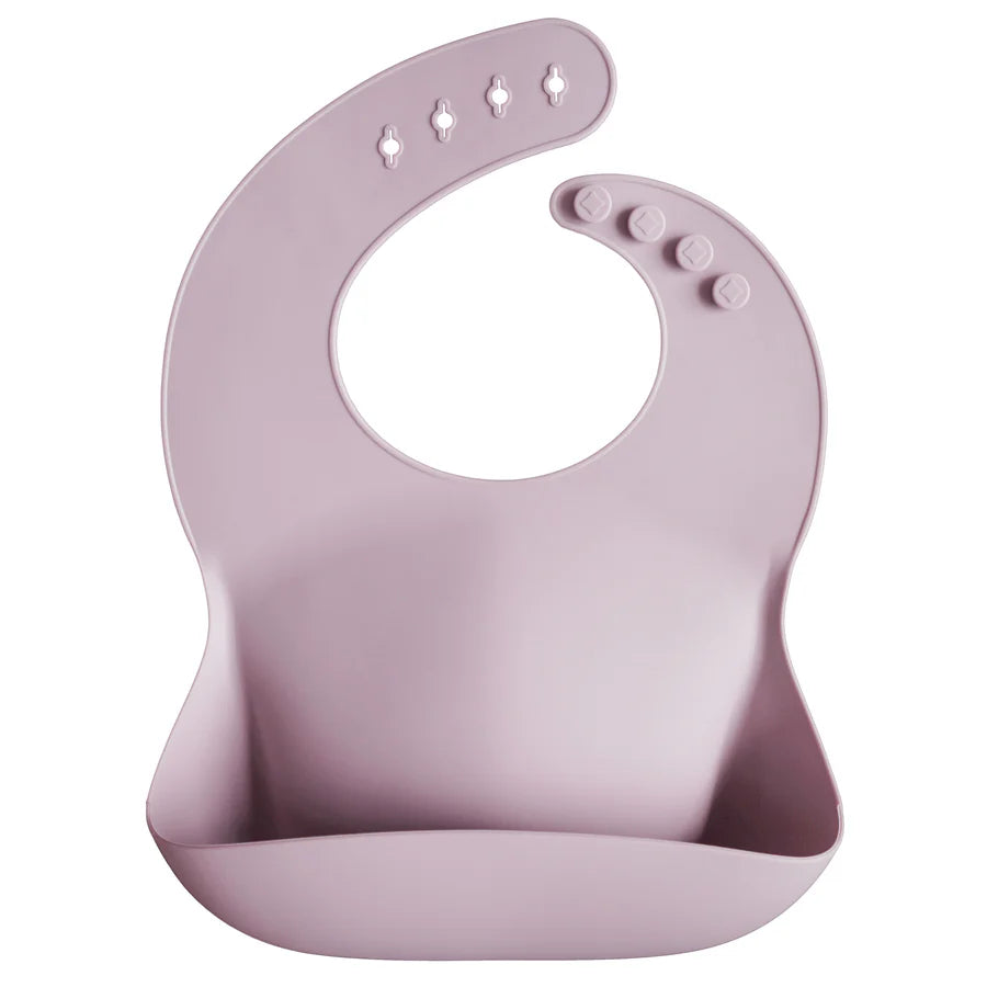 Silicone Bib -Pale Mauve