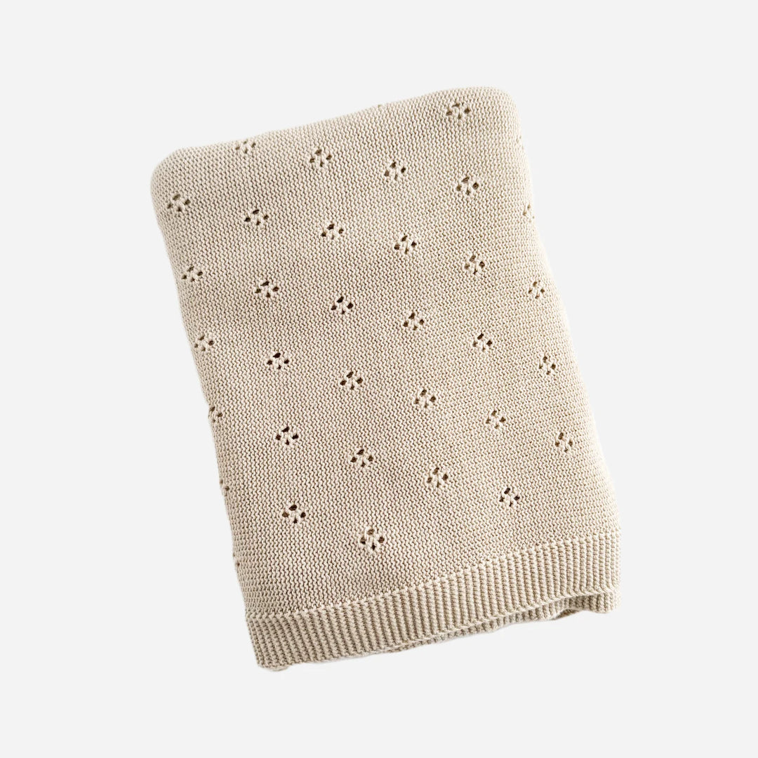 Heirloom Pique Blanket Birch