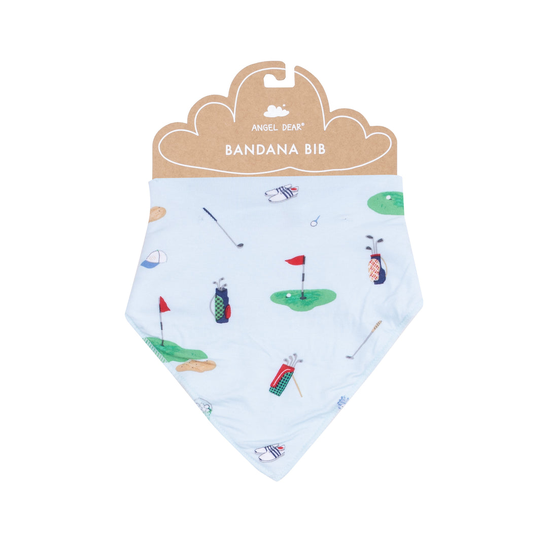 Golf Things Blue Bandana Bib