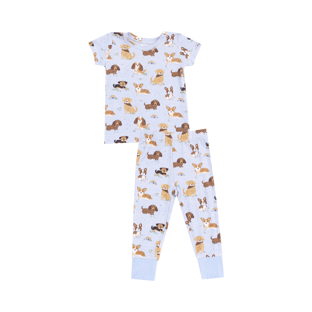 Best Friend Dogs Blue S/S Loungewear Set