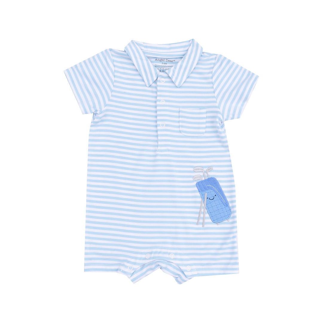 Golf Applique Polo Shortie w/ Applique