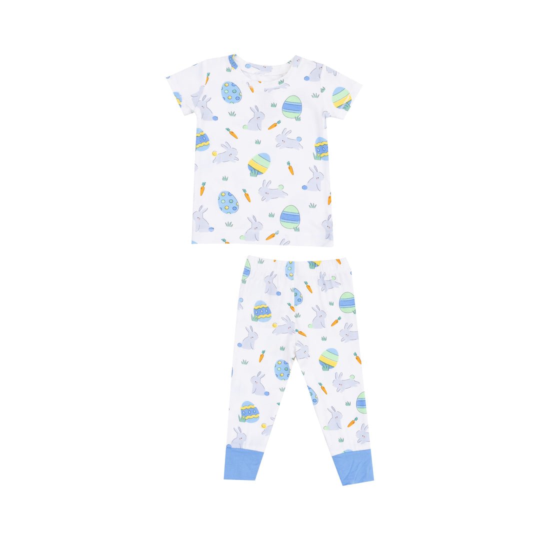 Easter Bunnies Blue S/S Loungewear Set